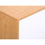 Console de rangement brun clair et blanc