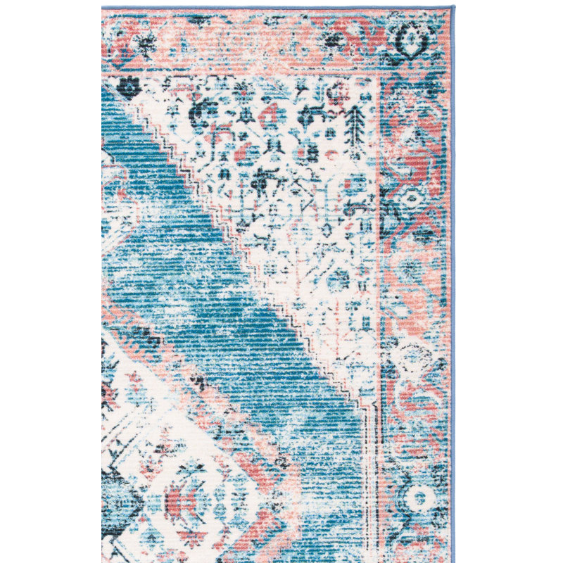 Journey Performance Machine Washable Oriental Rug, Square 6'7"
