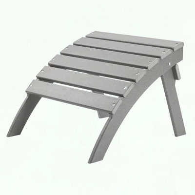 Repose-pieds de patio pliable Adirondack avec matériau PEHD et conception ergonomique