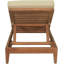 Chaise longue d'extérieur rembourrée en tissu Mirella-1626662750
