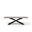 Rectangular Concrete Top with Steel Base Dining Table