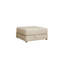 Canapé-lit modulaire moderne avec rangement 2 places, beige