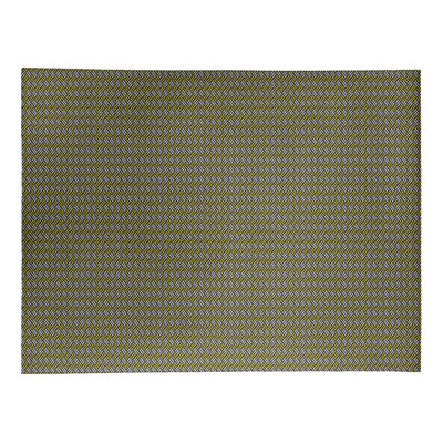 Tapis jaune/blanc à rayures classic