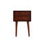 Table de chevet avec 2 tiroirs, petite table d'appoint avec rangement, noyer-644448113