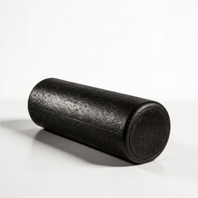30cm High Density EPP Foam Roller, Black Solid Yoga Roller for Deep Tissue Massage, Muscle Recovery, Myofascial Release, Back Pain Relief, Fitness & Physical Therapy