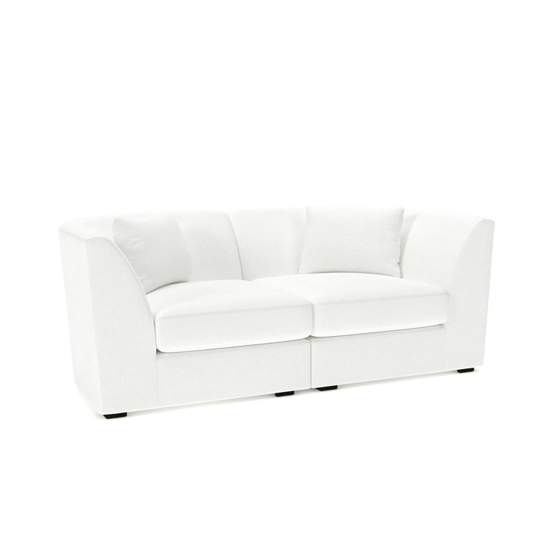 Krista 75" 2 - Piece Sofa, John Flour Performance Linen Blend