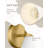 1- Light Dimmable Armed Sconce With Milk Glass Shade (Set Of 2)