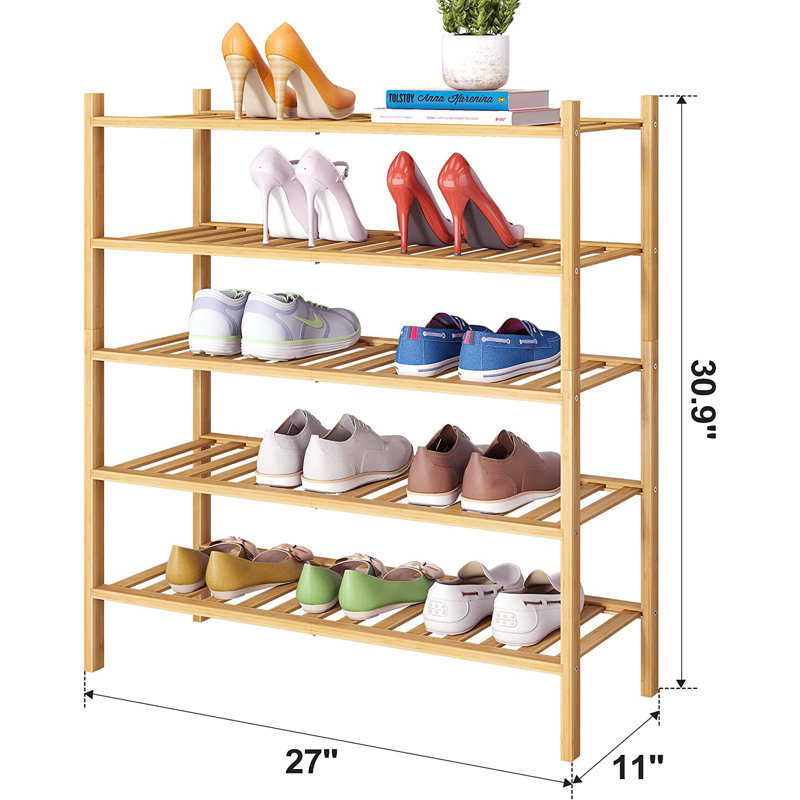 15 Pair Stackable Shoe Rack
