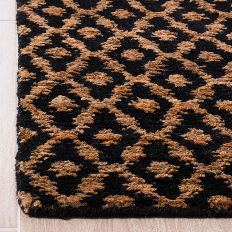 Tapis bohémien en laine, Rectangulaire 8 pi x 10 pi