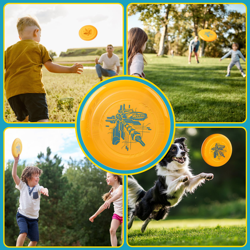 Disque volant Wham-O Frisbee Go, jouet léger de 9 pouces, 70 g, Yellow