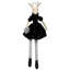 Figurine de Noël renne assis avec pieds pendants - 18 po