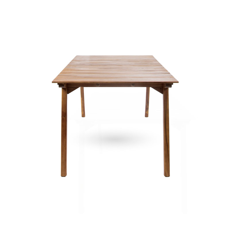 Outdoor 69" Solid Wood Dining Table
