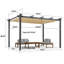 4m x 3m Aluminum Pergola-1930382285