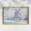 Moulin d'Edam (Moulin d'Edam), 1896 - Paul Signac - Toile encadrée sur mesure-758848932-758848936-758848950