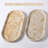 Guein Oval Natural Marble Tray-1783356877