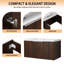 Meuble-lavabo mural simple 35,49 po avec plateau en résine Charlsey-88116768