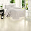 Ensemble de literie réversible en coton, crème, style chalet douillet, essentiel pour la chambre à coucher