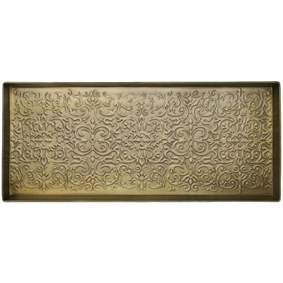 Enchanted Scroll 30 in. x 13 in. Indoor Boot Tray
