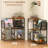 Record Player Stand, Turntable Stand With Vinyl Storage Holds