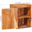 35cm W Solid Wood Bedside Table