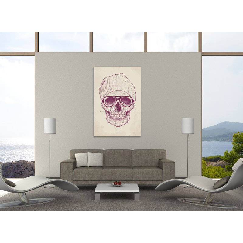 " Cool Skull " by Balazs Solti, 24" H x 16" W x 1.5" D