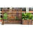 36" W X 72" H Square Grid Solid Wood Lattice With Stand