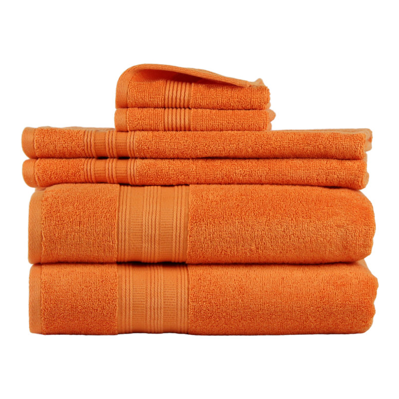 100% Cotton Midweight Mulit-Size Set, Orange