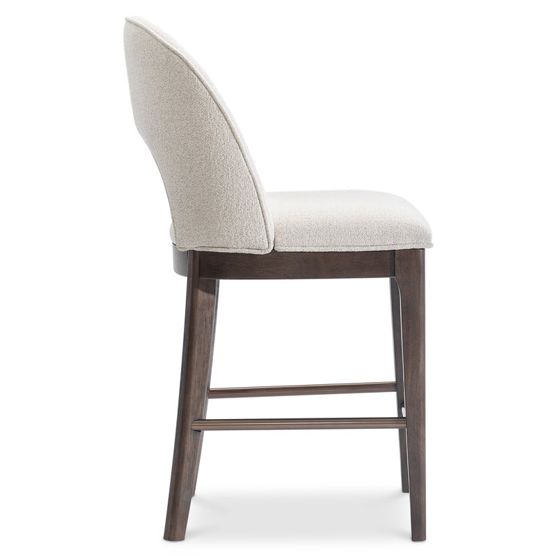 Raff Upholstered Bar Stool, Counter Stool (25.5" Seat Height)