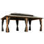 20 pi L 12 pi. D Pavillon de jardin en aluminium