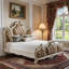  Grand lit tapissier Madison Beige