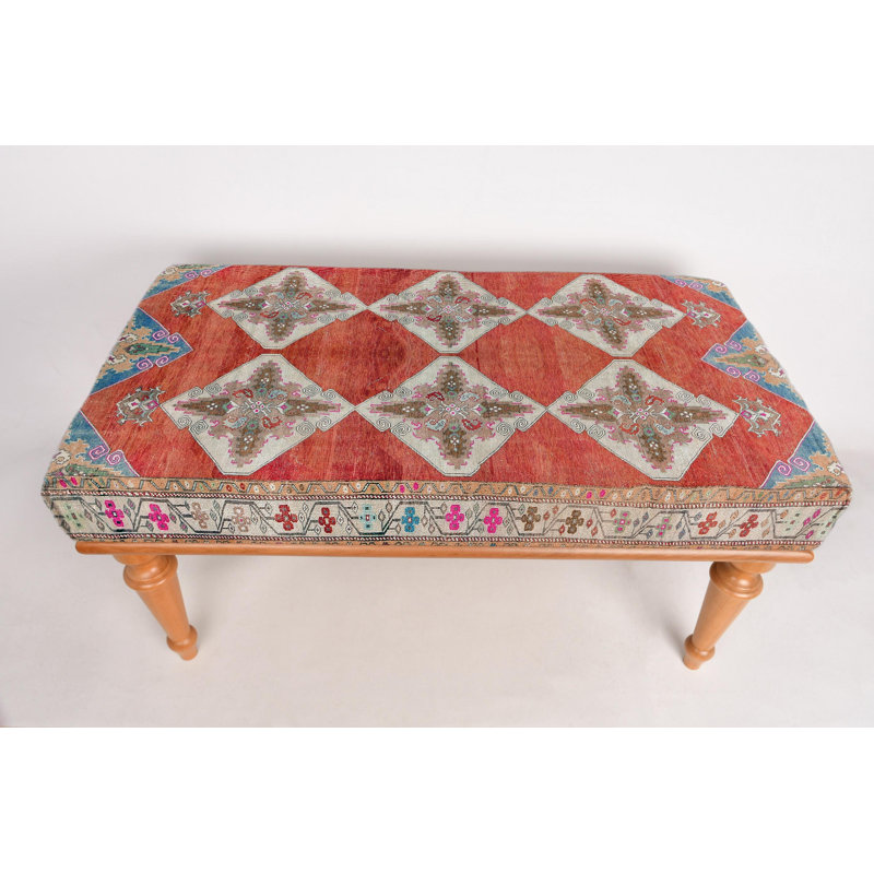 Siège de fenêtre, banc de bureau, banc de repose-pieds, banc rembourré, banc de tapis turc, banc Kilim, banc de décoration intérieure, banc fabriqué à la main