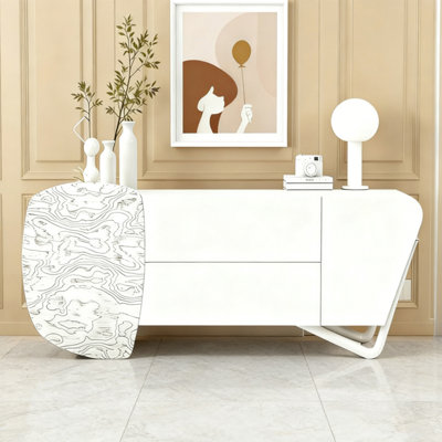 Modern Minimalist Multifunctional Console Table