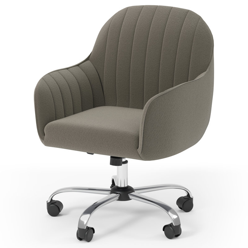 Fauteuil de direction Alizia, Brun