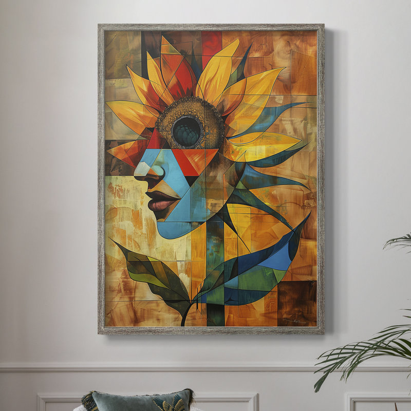 Impression encadrée FLORAL Series CDL XXVI - bois massif, H 30 po x l 24 po