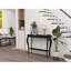 Console l 39,4 po avec tablette de rangement et pieds distinctifs-685968916-675889565