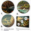 «Vintage Tropical Coastline Paradise III», art mural bord de mer tropical-1299702890-1299702943