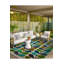 Tapis vert lavable à motif de feuilles vertes-1749607856