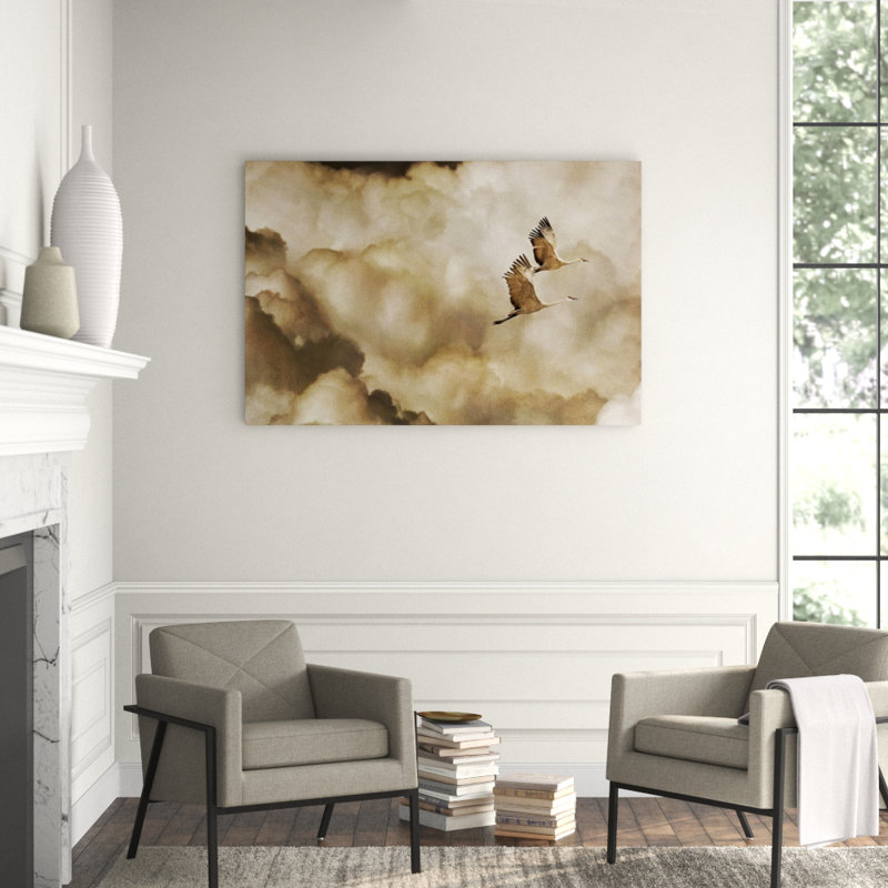 Cumulus Migration Print by Austin Beiv, 40" H x 60" W, Glass Coat