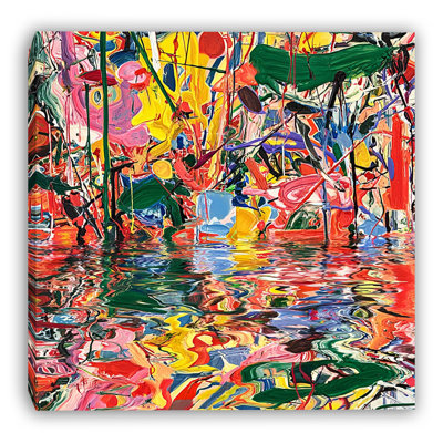 Reflected Color Storm Wrapped Canvas Wall Art