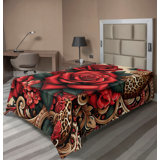 Polyester Floral Flat Sheet