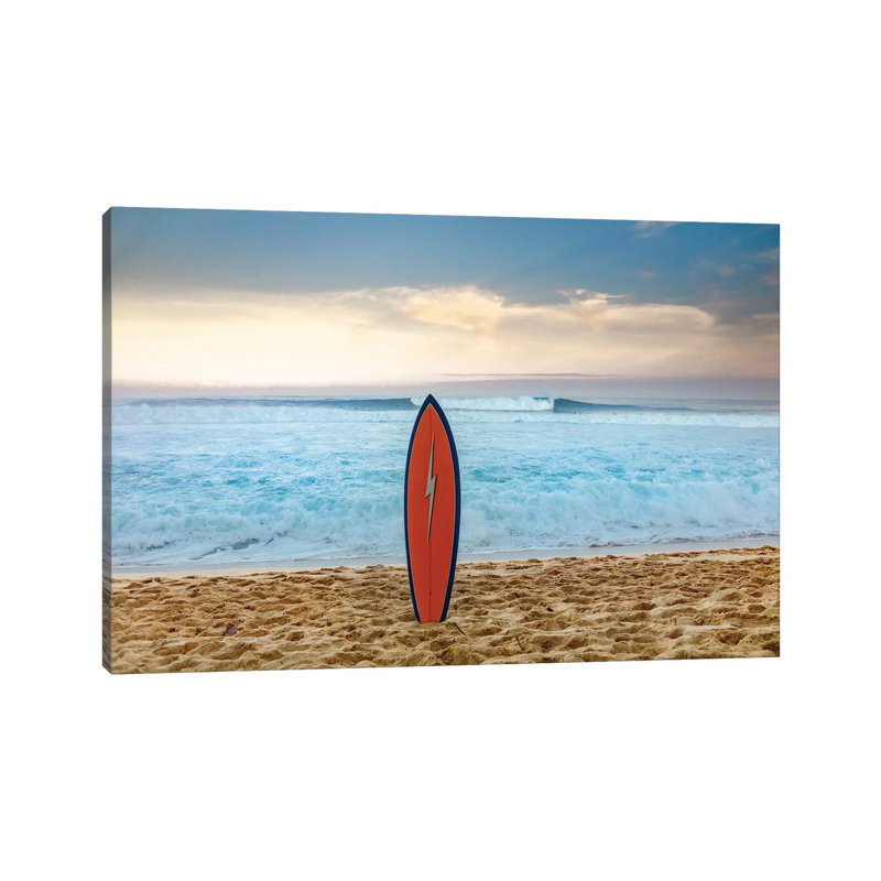 Lightning Bolt Sunrise II by Sean Davey - Wrapped Canvas Gallery-Wrapped Canvas Giclée, 20.32 cm H x 30.48 cm W