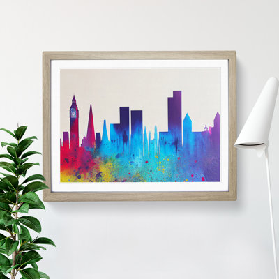 Colourful London Skyline Vol.2 Abstract - Painting