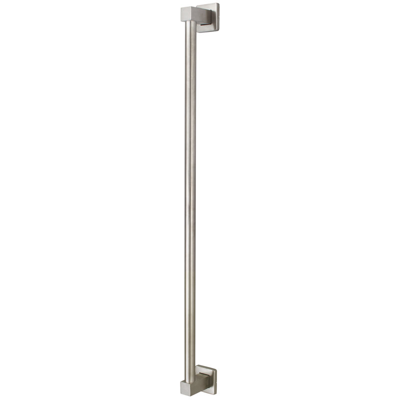 Barre d'appui Olympia , L 44 po, Nickel brossé