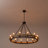 Fahrettin 12-Light Steel Wagon Wheel Chandelier