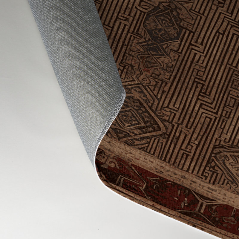 Tapis intérieur et extérieur ArtDeco, Rectangle 9 pi x 12 pi