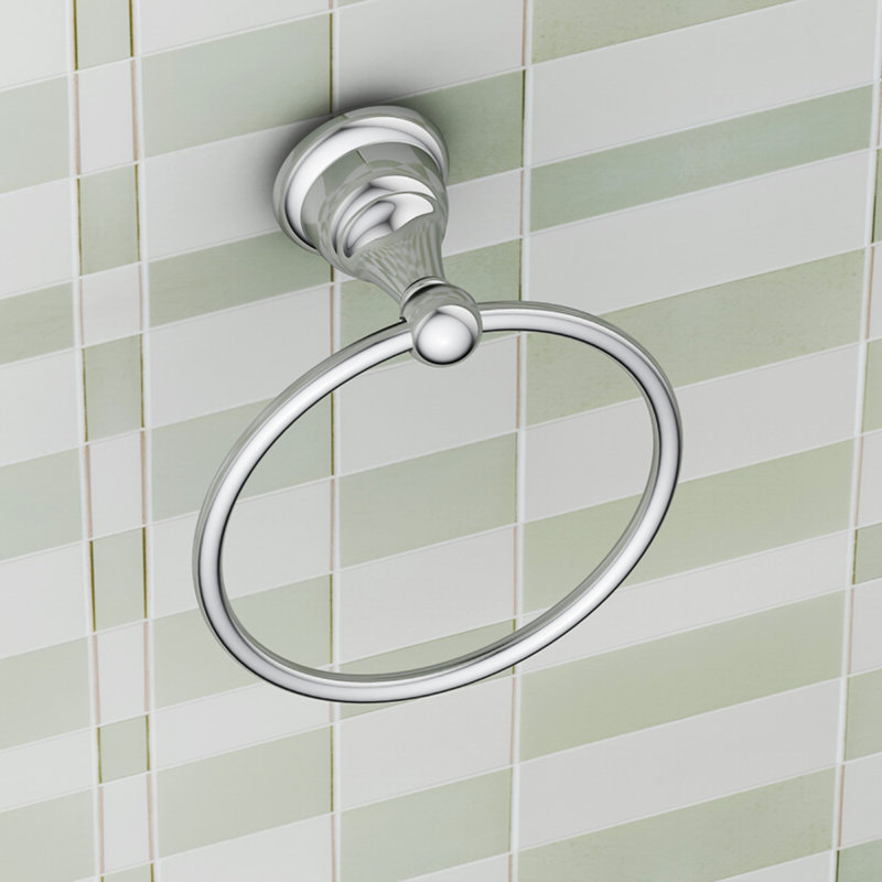 Anneau à serviette, Chrome poli