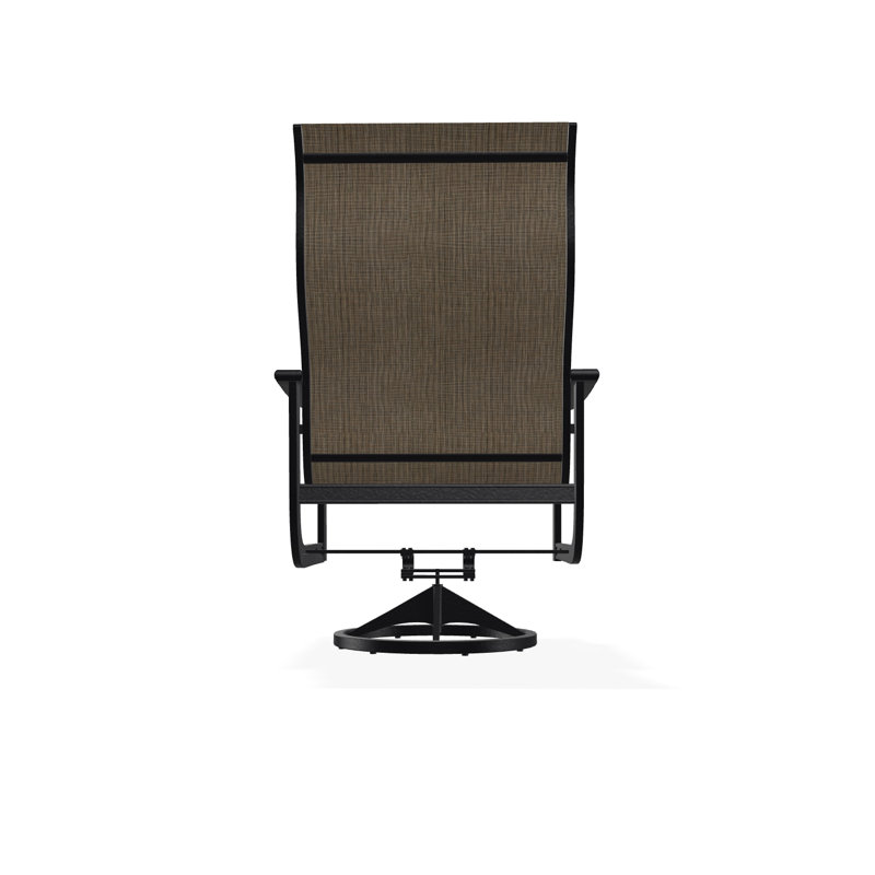St. Catherine Polymer Outdoor Lounge Chair, Black, Alloy Sunbrella®