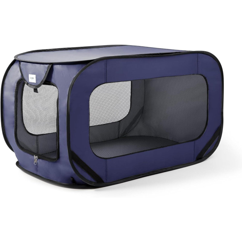 Grand lit pour chien 36in Portable - Chenil pour chien, cage d'extérieur pour animaux de compagnie, chenil de siège de voiture portable, lit pour chat
