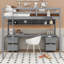 Lit mezzanine double avec tiroirs Jaquela Kids-943325440