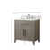 Maddison 30.25'' Free Standing Single Bathroom Vanity with Engineered Stone Top
